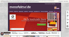 Desktop Screenshot of monofaktur.de